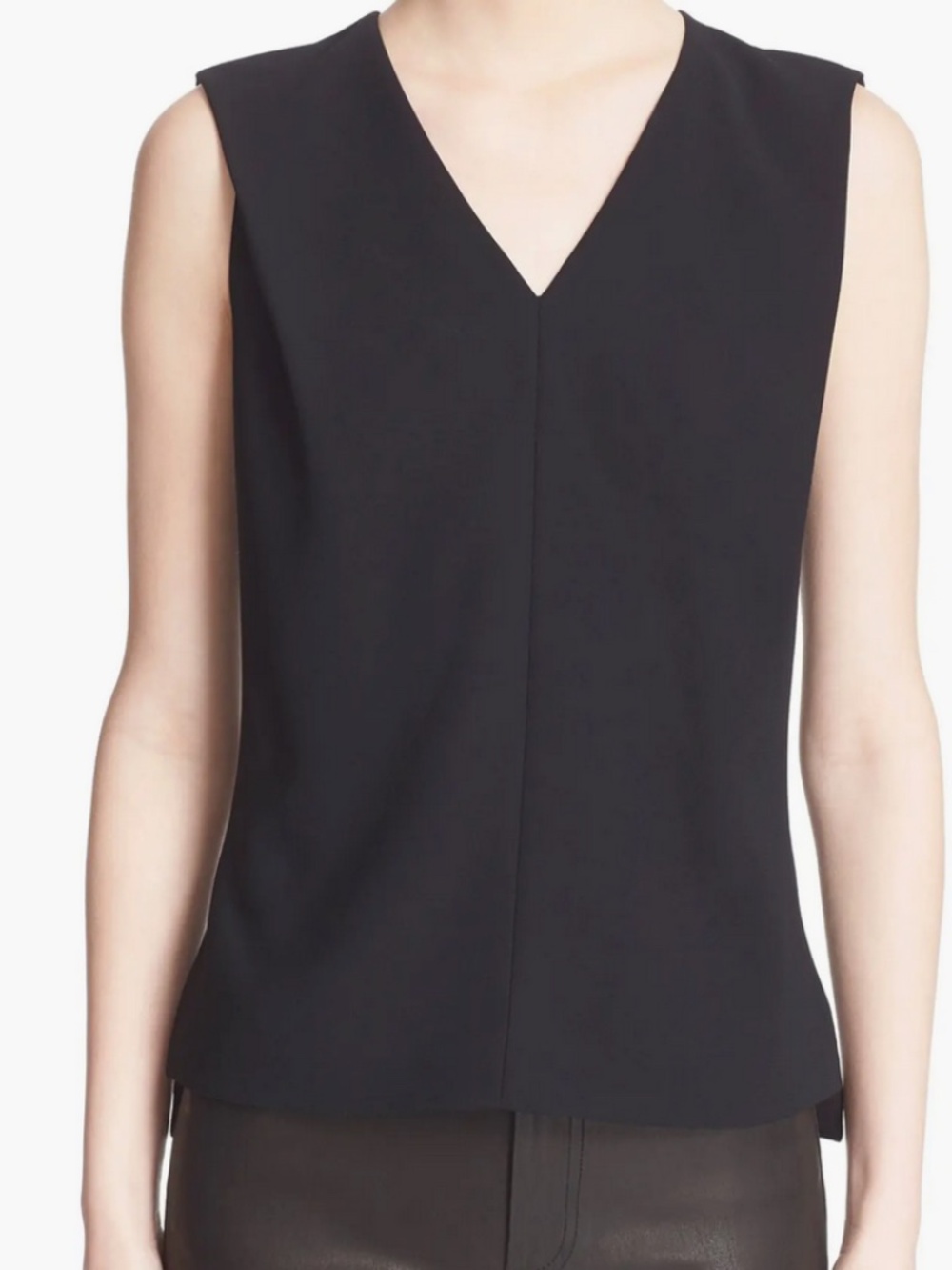 Ted Baker London "Dexi" Shoulder Tuck Blouse - Black Size TED 1/US 4 - Picture 2 of 11